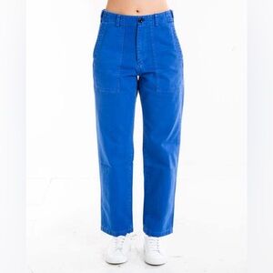 Alex Mill bright blue pants in size 8, lightly worn
